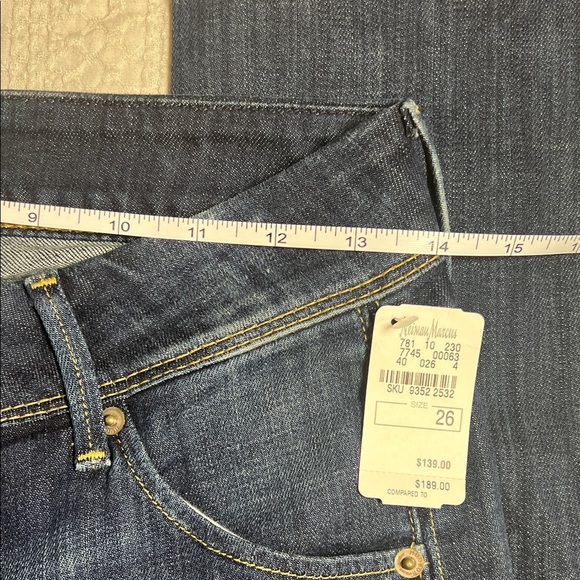 Hudson Jeans Dark Blue Straight Leg Denim women size 26 - Picture 3 of 9